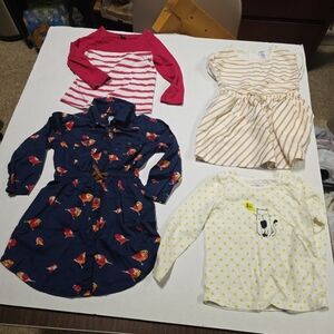 Kids' Clothing Set with Dress and Tops